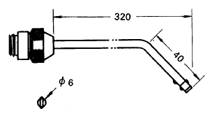 WREM,WRNM-207A直柄式小直徑表面形熱電偶探頭安裝圖片 WREM,WRNM-207A直柄式小直徑表面形熱電偶探頭安裝圖片