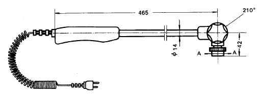 WZPM-101U手柄式表面熱電阻手柄安裝圖片 WZPM-101U手柄式表面熱電阻手柄安裝圖片