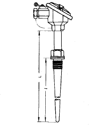 裝配式熱電偶固定螺紋錐形保護(hù)管安裝圖片及尺寸 裝配式熱電偶固定螺紋錐形保護(hù)管安裝圖片及尺寸
