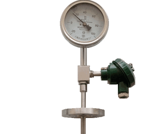 WSSP-484固定法蘭萬向一體化雙金屬溫度計 WSSP-484固定法蘭萬向一體化雙金屬溫度計