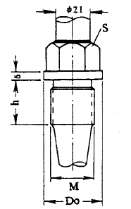 化工用熱電偶、熱電阻錐形保護(hù)管固定螺紋圖片尺寸 化工用熱電偶、熱電阻錐形保護(hù)管固定螺紋圖片尺寸