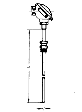 WRCK-382可動(dòng)卡套螺紋鎧裝熱電偶安裝圖片
