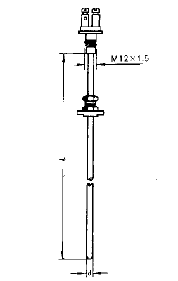 WRNK-501可動卡套法蘭鎧裝熱電偶安裝圖片